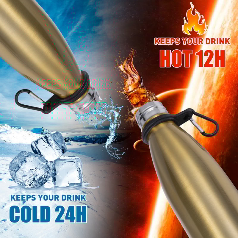 Stainless Steel Diversion Safe Water Bottle With Hidden Compartment For Cash And Valuables 3