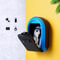 Wall Mounted Key Lock Box Safe with Digit Code Secure Outdoor Key Storage Organizer