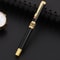 Blue Hollow Sculpted Fountain Pen Luxury Metal Calligraphy Writing Pen 8