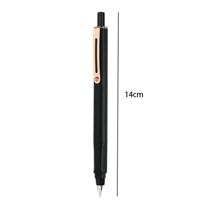 Retractable Fountain Pen With Ink Cartridges For Smooth Calligraphy Writing 5