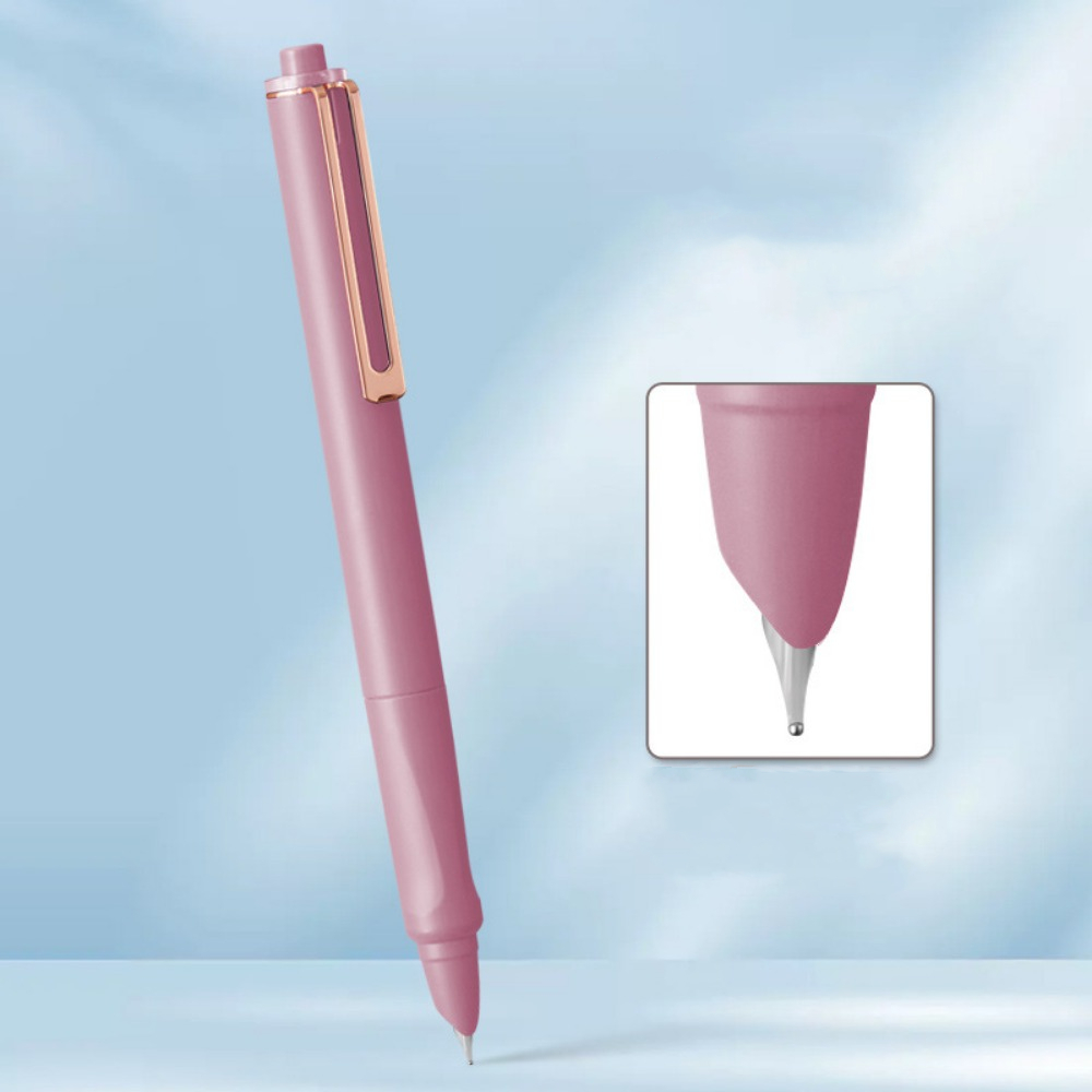 Retractable Fountain Pen With Ink Cartridges For Smooth Calligraphy Writing 7