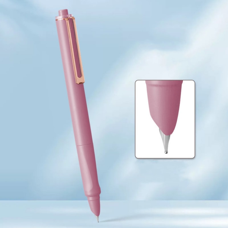 Retractable Fountain Pen With Ink Cartridges For Smooth Calligraphy Writing 7