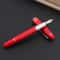 Luxury Red Fountain Pen Medium Nib Elegant Calligraphy Writing Gift Pen 4