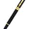Luxury Crystal Fountain Pen With Gold Finish Medium Nib Signature Writing Pen 8