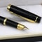 Luxury Metal Fountain Pen Golden Black Medium Nib Writing Gift 2