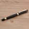 Luxury Metal Fountain Pen Golden Black Medium Nib Writing Gift 3