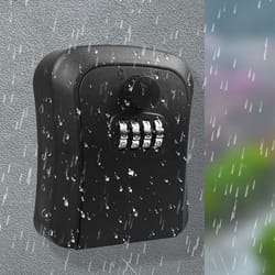 wall mounted key lock box with digit code weatherproof key safe box for home & rentals