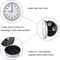 Hidden Compartment Wall Clock Safe Box For Cash Jewelry Keys 4