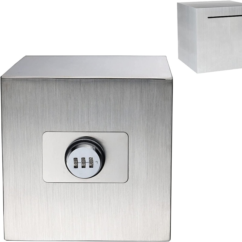 SecureLock Metal Bank With Password Reusable Adult Savings Box 1