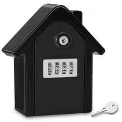 wall mount key lock box with resettable code heavy duty outdoor key safe for secure key storage
