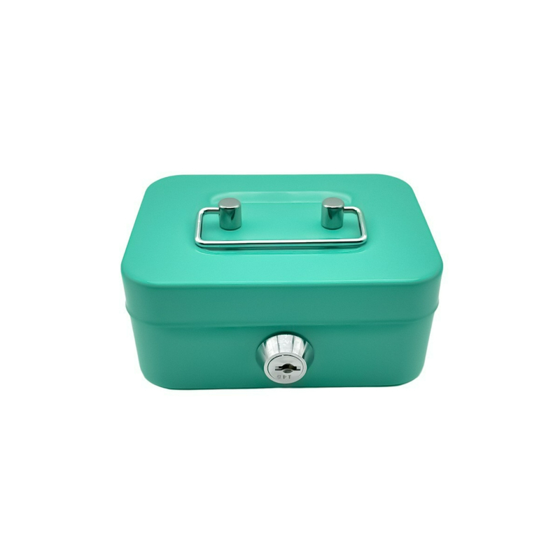 Portable Lockable Piggy Bank Box For Kids Adults Secure Coin Storage With Key 3