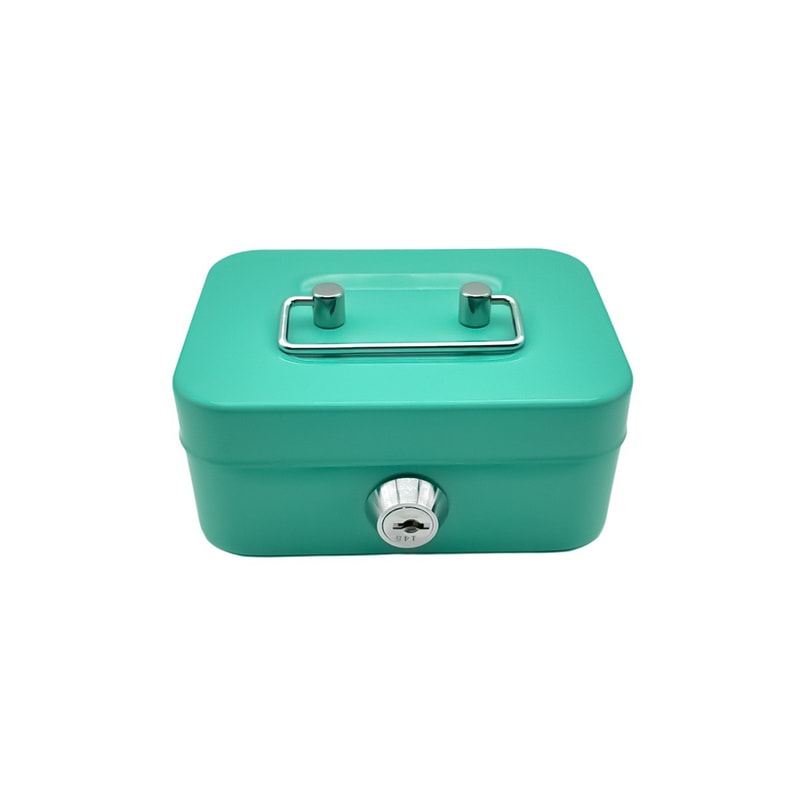 Portable Lockable Piggy Bank Box For Kids Adults Secure Coin Storage With Key 8