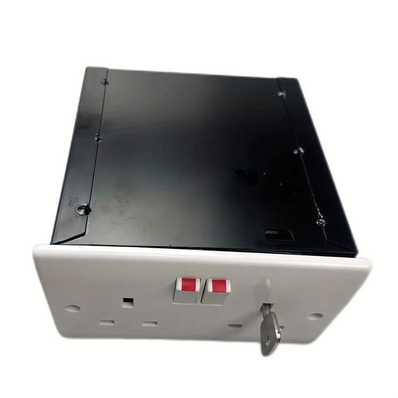 Hidden Wall Safe Socket Box Concealed Outlet Safe for Cash Jewelry Storage
