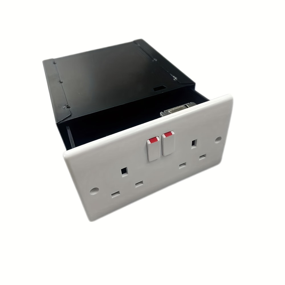 Hidden Wall Safe Socket Box Concealed Outlet Safe for Cash Jewelry Storage