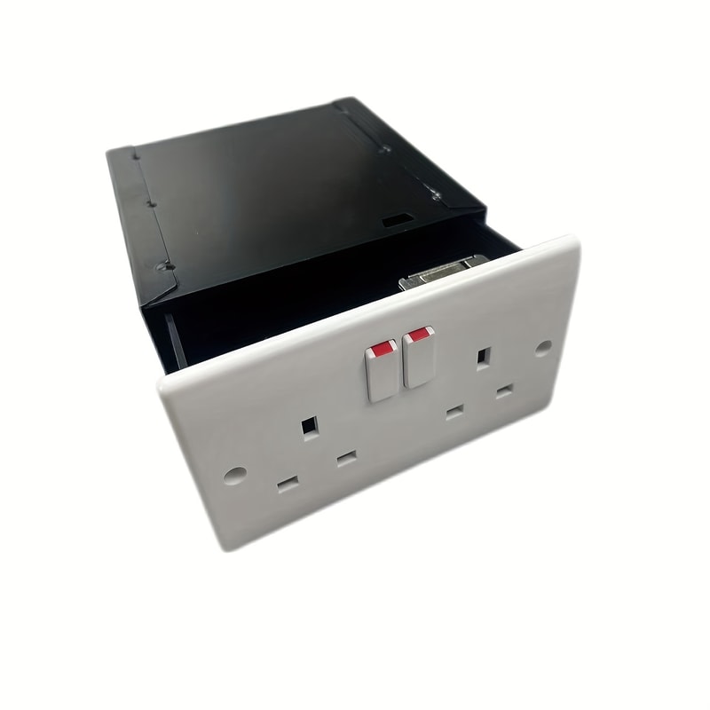 Hidden Wall Safe Socket Box Concealed Outlet Safe for Cash Jewelry Storage