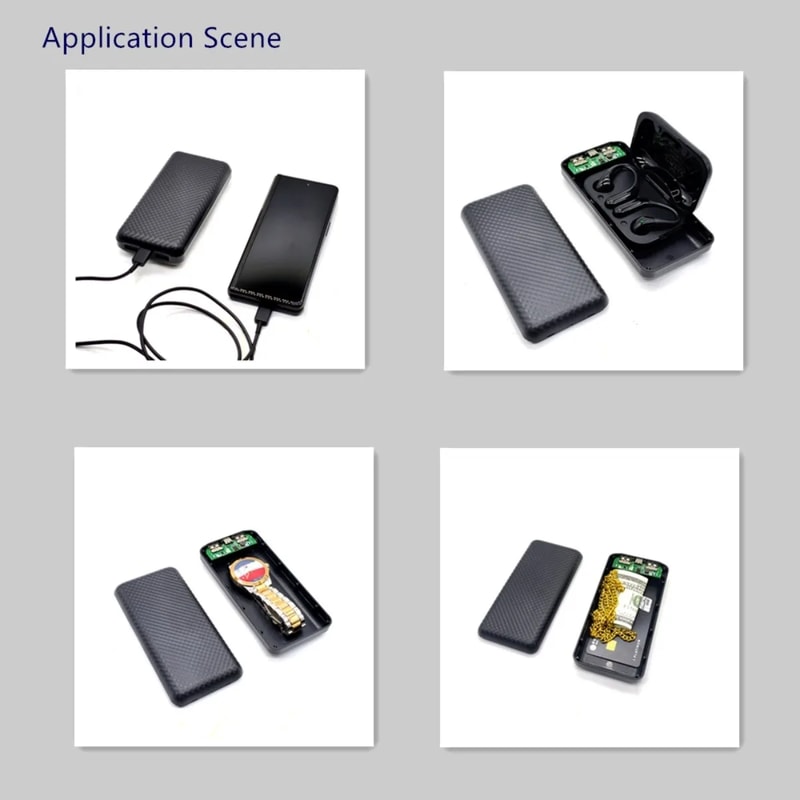 Discreet Power Bank Storage Box Hidden Cigarette Case Organizer Large Capacity 3