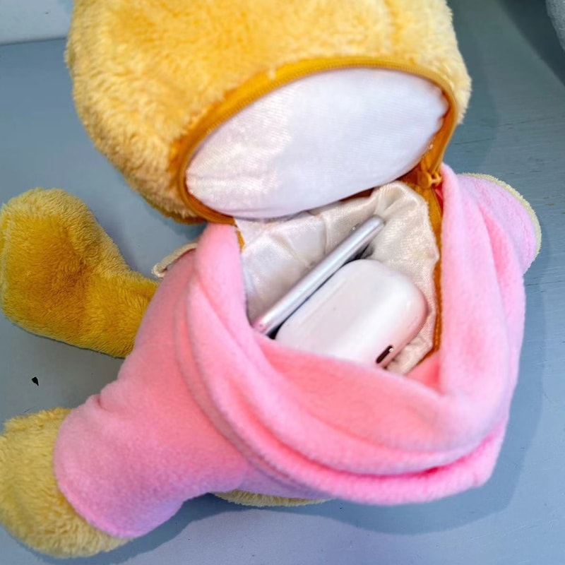 Hidden Safe Teddy Bear Plush With Secret Storage Pocket For Money Jewelry Gifts 3