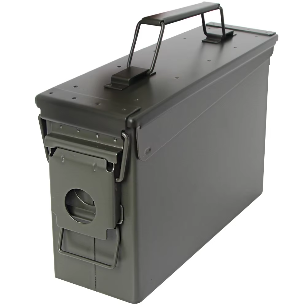 Heavy Duty Metal Ammo Can Waterproof Steel Storage Box for Ammo Tools and Valuables