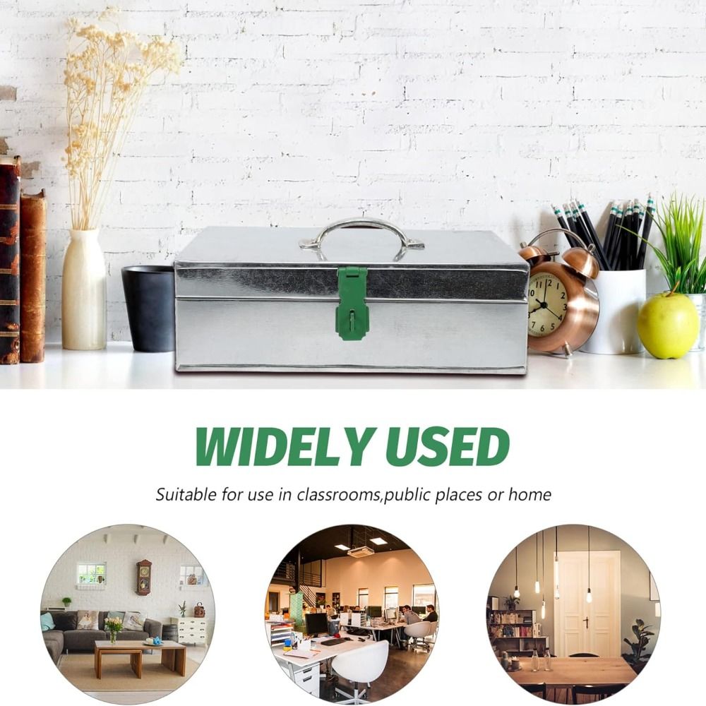 Premium Fireproof Metal Document Safe Box For Secure Storage 2