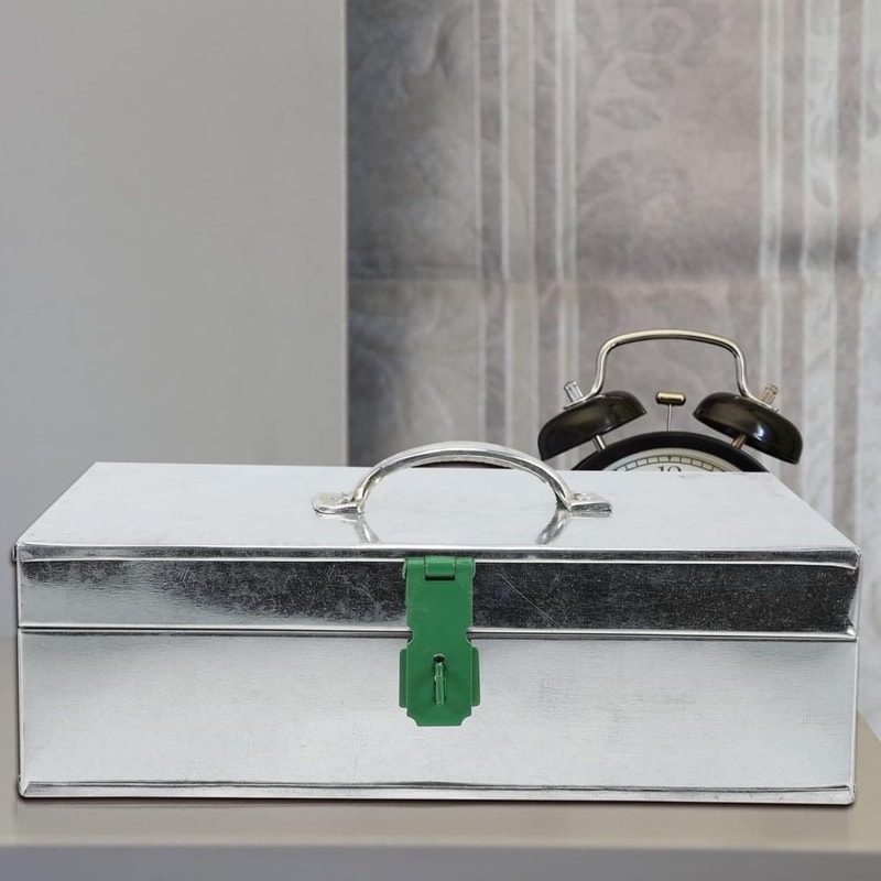 Premium Fireproof Metal Document Safe Box For Secure Storage 5