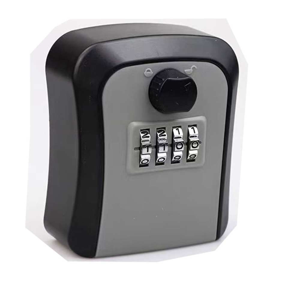 Premium Outdoor Key Lock Box Waterproof Wall Mount Key Hider With Resettable Combination 6