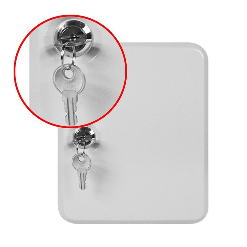 Heavy Duty Lockable Key Cabinet Wall Mount With Hooks Tags 1