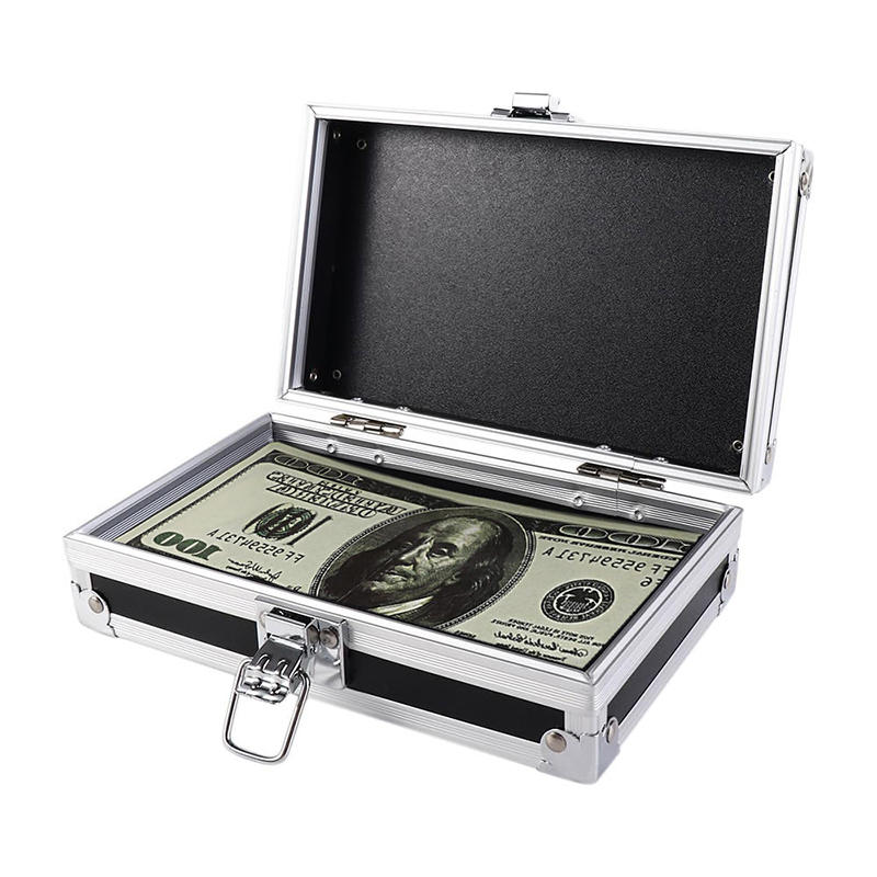 Portable Aluminum Alloy Password Safe Box For Cash Documents 6