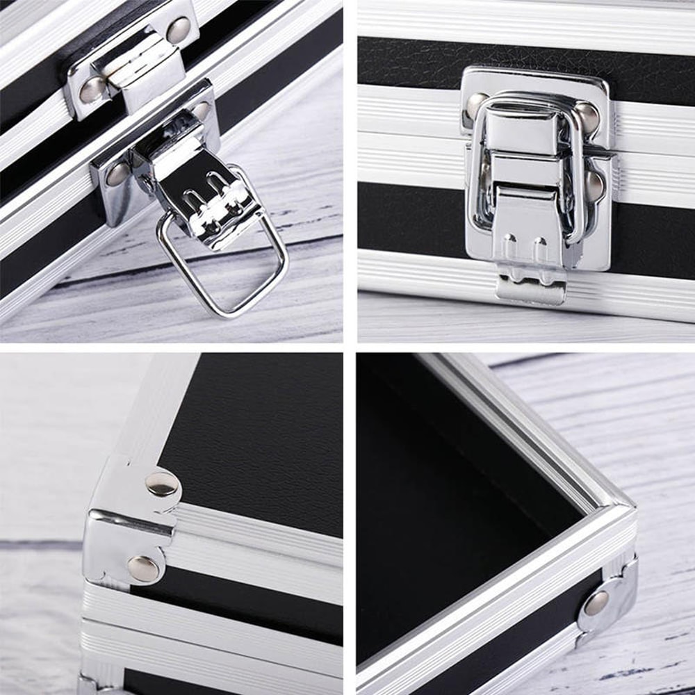 Portable Aluminum Alloy Password Safe Box For Cash Documents 4