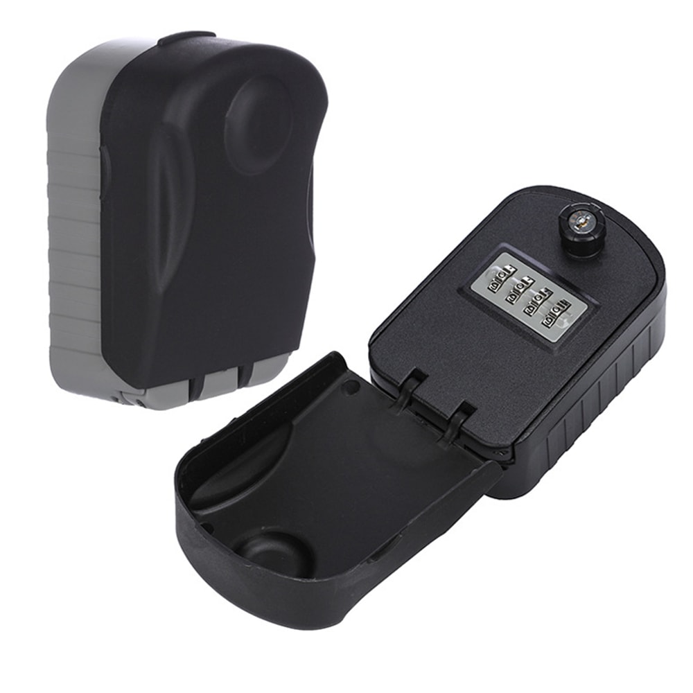 Premium Outdoor Wall Mounted Key Safe Lock Box with Resettable Combination