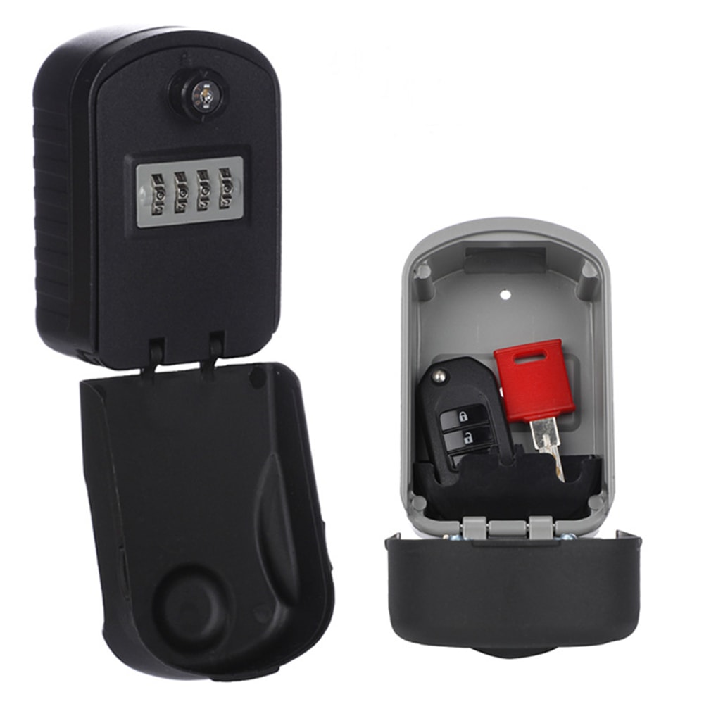 Premium Outdoor Wall Mounted Key Safe Lock Box with Resettable Combination