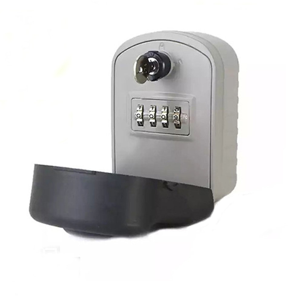 Premium Outdoor Wall Mounted Key Safe Lock Box with Resettable Combination