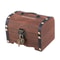 Vintage Wooden Treasure Chest Piggy Bank Lockable Storage Box 0