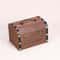 Vintage Wooden Treasure Chest Piggy Bank Lockable Storage Box 5
