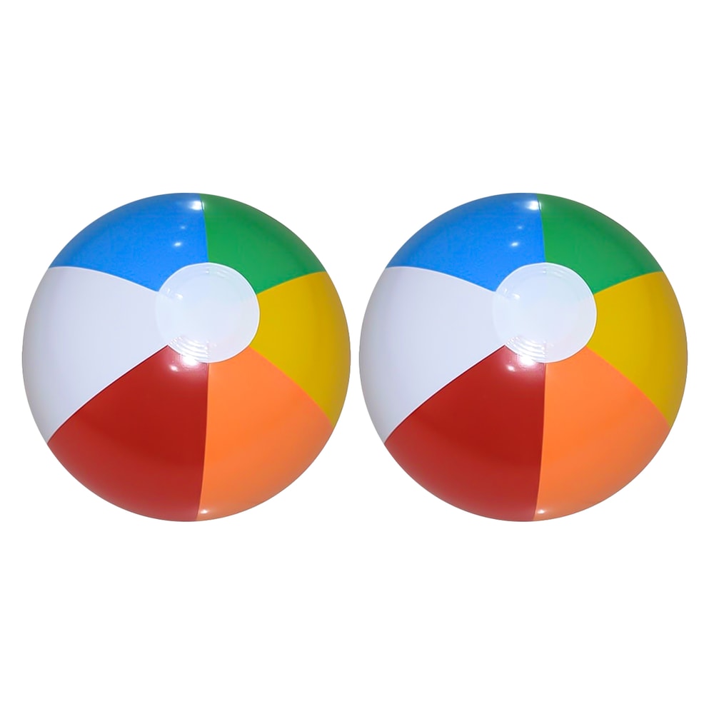 Colorful Inflatable Beach Balls For Kids Pool Party Fun 4