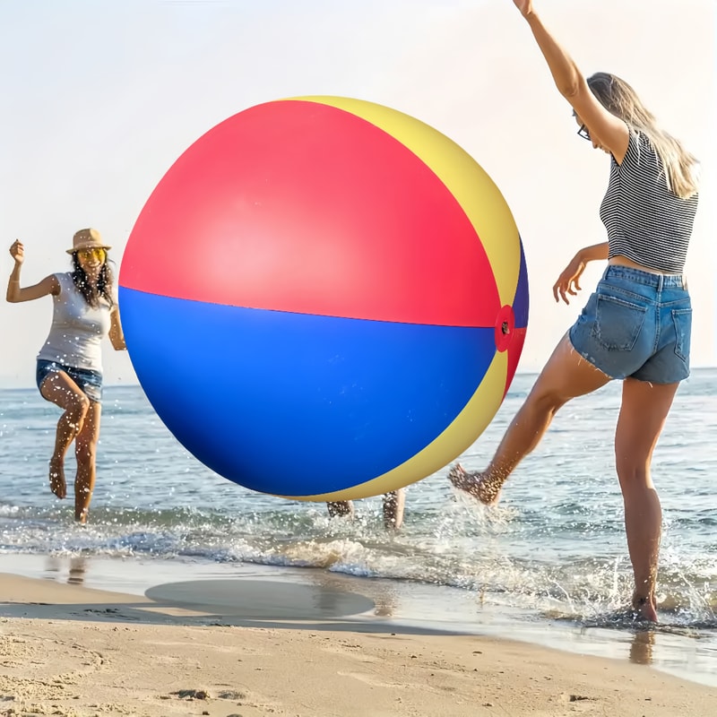 Giant Inflatable Beach Ball For Outdoor Lawn Games And Family Fun 2