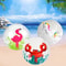 Transparent Inflatable Beach Ball Kids Pool Toy With Flamingo Unicorn Design 1