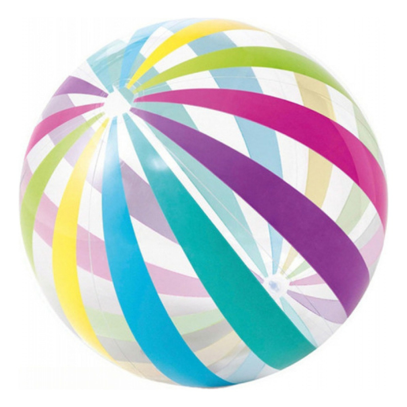 Colorful Transparent Inflatable Beach Ball for Pool & Summer Fun
