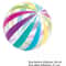 Colorful Transparent Inflatable Beach Ball for Pool & Summer Fun