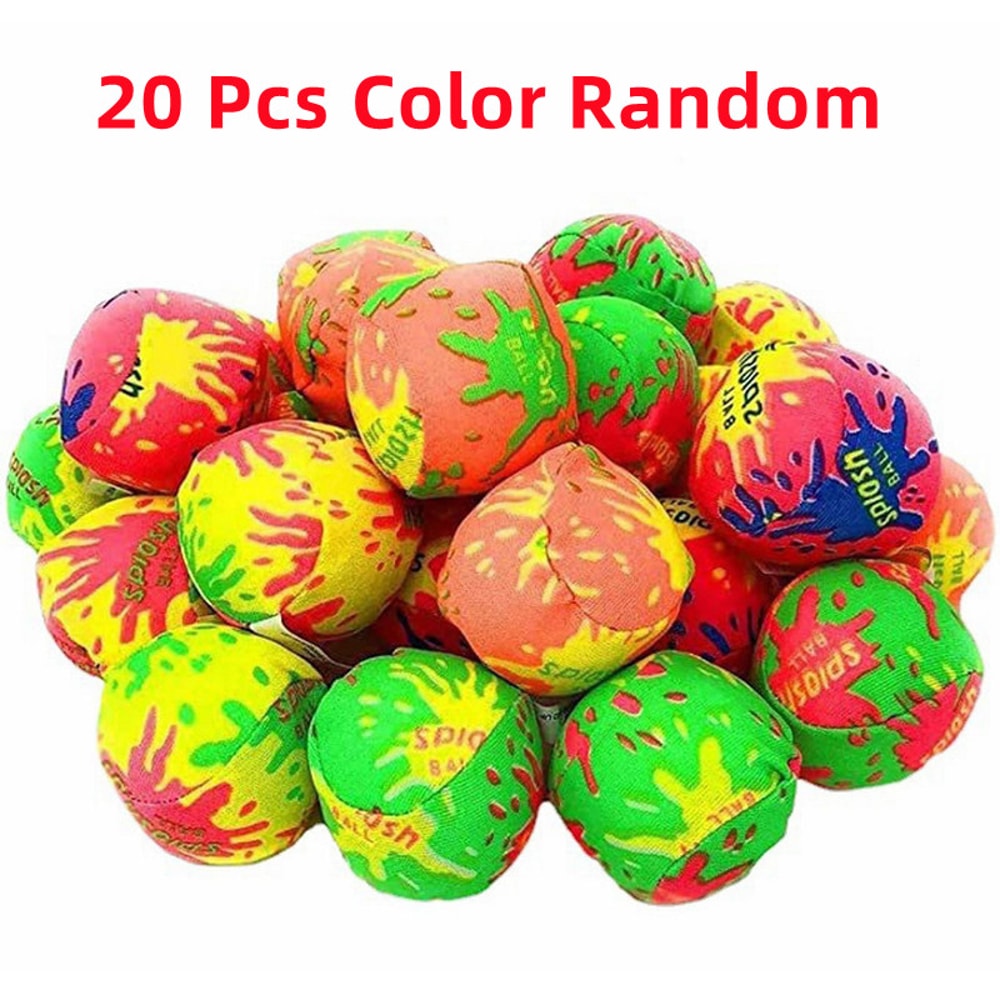 Reusable Splash Soaker Balls For Kids Soft Water Balloons For Pool Beach Fun 5
