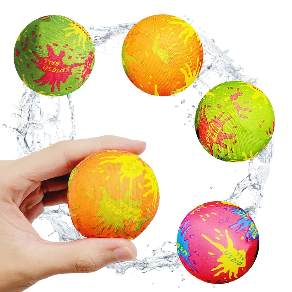 Reusable Splash Soaker Balls For Kids Soft Water Balloons For Pool Beach Fun 8