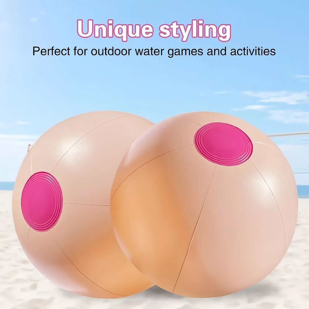 Funny Inflatable Beach Ball For Pool Party Games And Luau Decorations 1