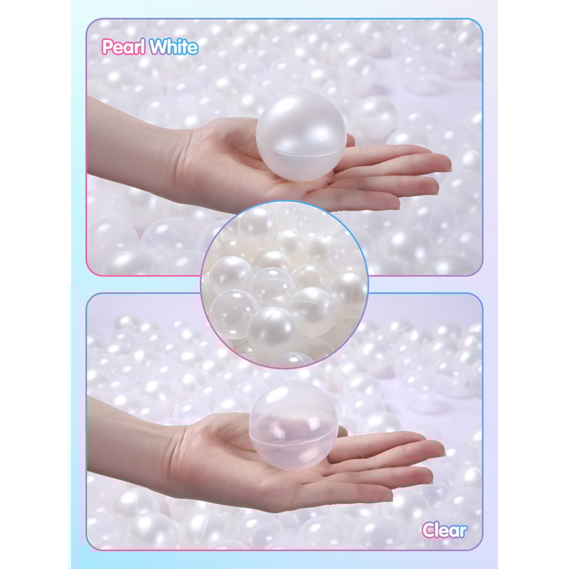 Premium Crush Proof Ball Pit Balls For Kids Soft Safe Baby Ball Pool Balls Set 2