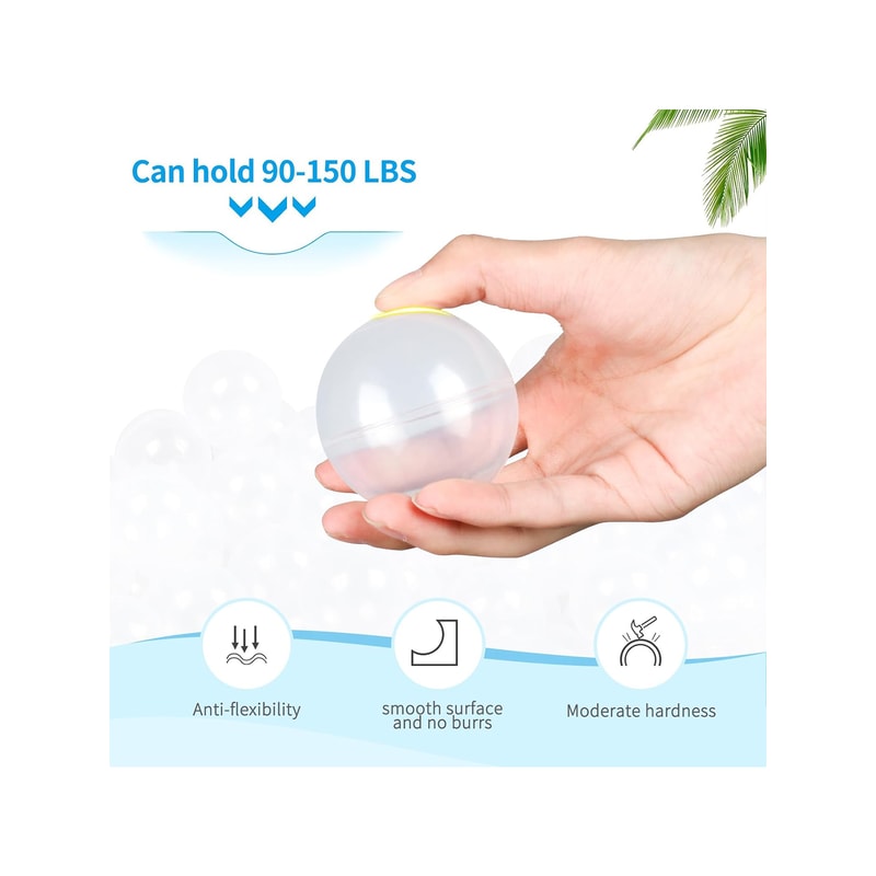 Premium Crush Proof Ball Pit Balls For Kids Soft Safe Baby Ball Pool Balls Set 4