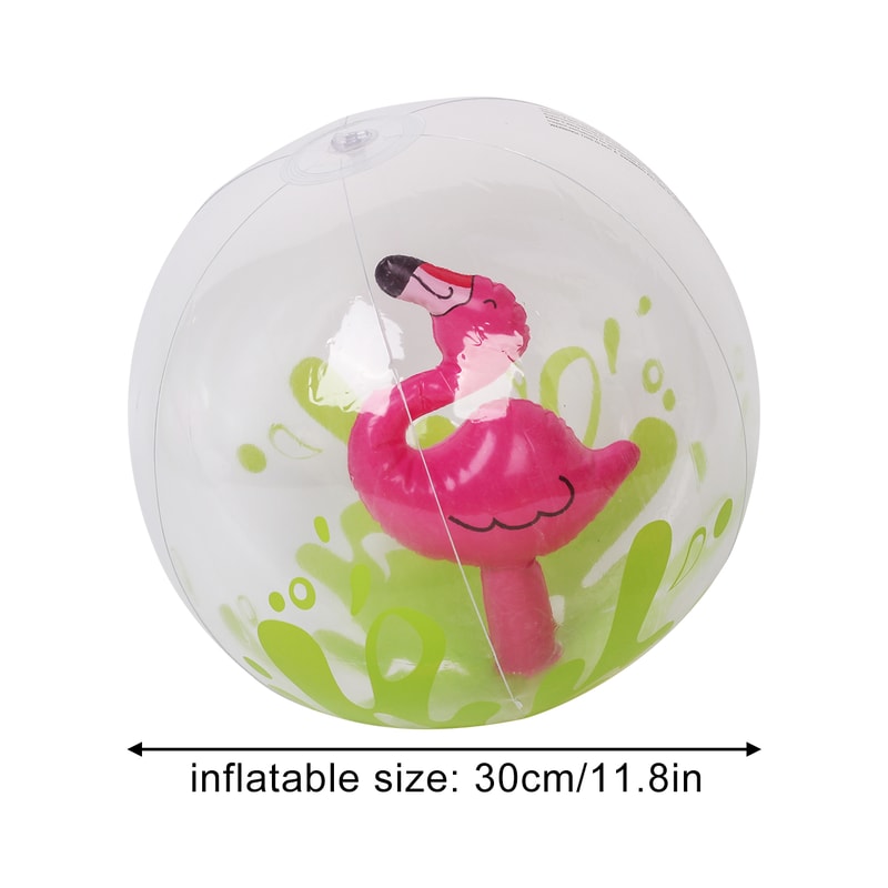 Transparent Inflatable Beach Ball For Kids Pool Party Fun Underwater Theme Decor 3