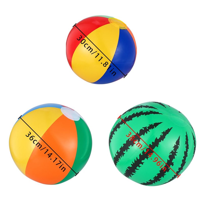 Beach Ball For Kids Pool Fun Lightweight Summer Water Play Toy 5