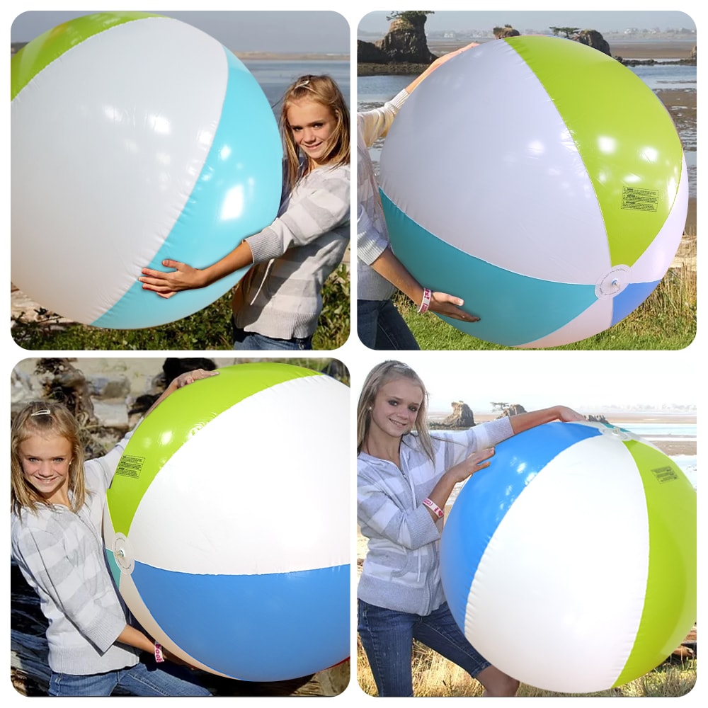 Giant Inflatable Beach Ball Outdoor Pool Party Toy For Kids And Adults 2
