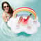 Rainbow Inflatable Drink Cooler Float Table for Pool Parties and Beach Fun