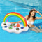 Rainbow Inflatable Drink Cooler Float Table for Pool Parties and Beach Fun