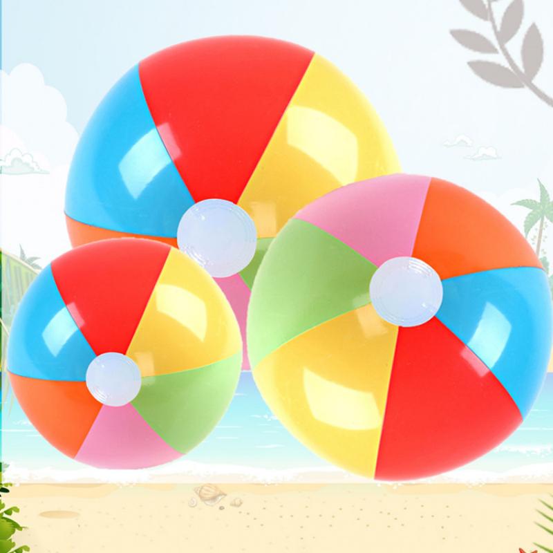 Rainbow Inflatable Beach Ball Set For Pool Beach Fun 0