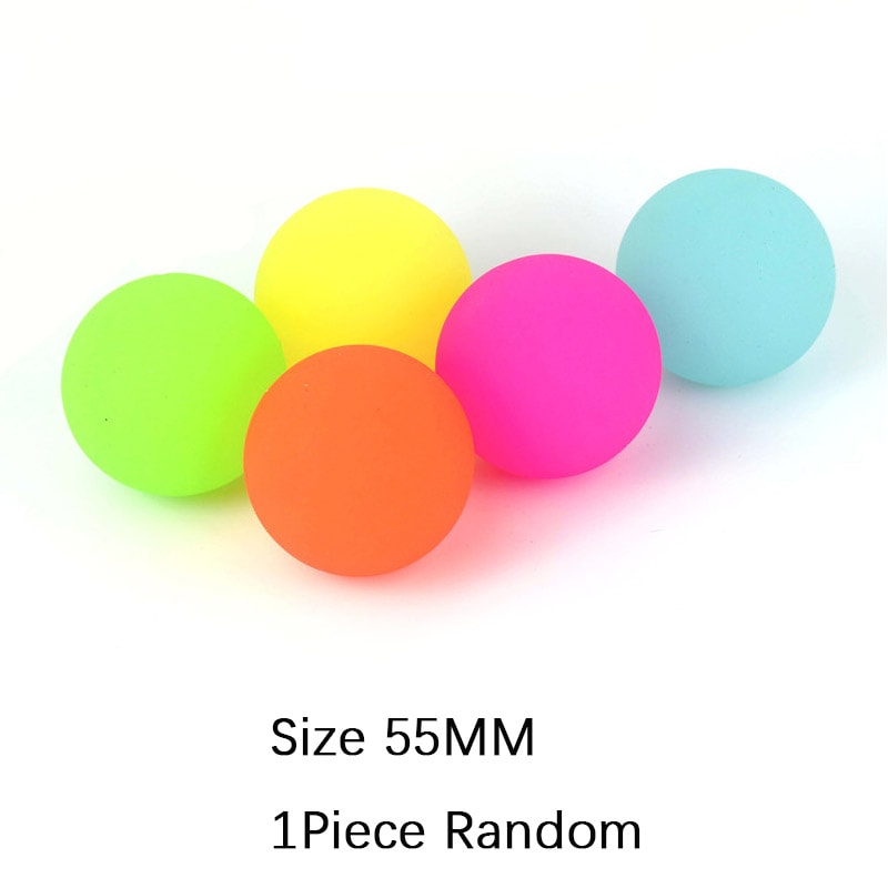 Glitter Marble Bouncy Balls For Kids Party Favors Fun Rubber Bounce Toys 7